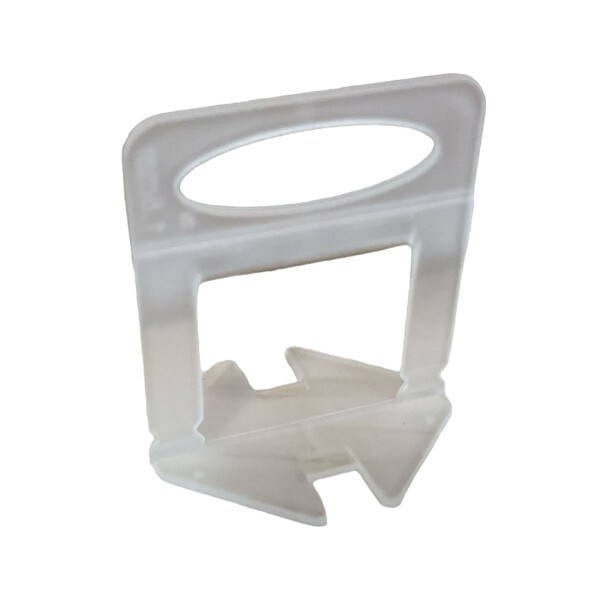Clip nivelador para revestimientos 2mm bolsa 100 unidades Clip nivelador para revestimientos 2mm bolsa 100 unidades
