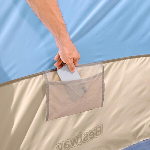 Carpa Vestidor Cambiador Ducha Baño Portatil Camping Bestway Variante Color Azul