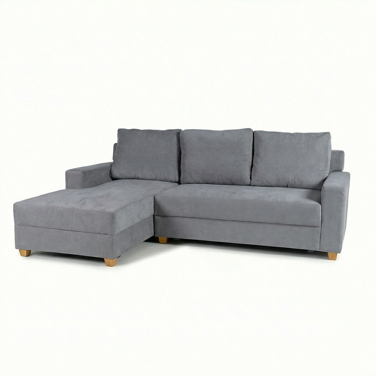 Rinconera Lucci - Tela Microfibra - Chaise izquierdo - Berlin 06 (Grafito) 