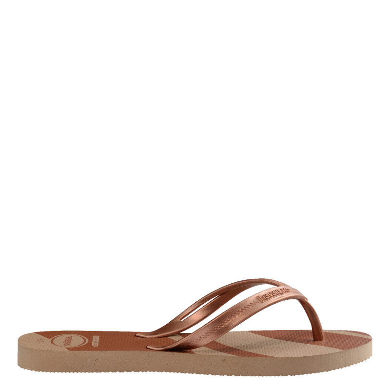 Sandalia de Mujer Havaianas Elegance Print Rosa - Dorado