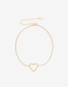 Chokers Strass Choker Corazón Strass - Cristal