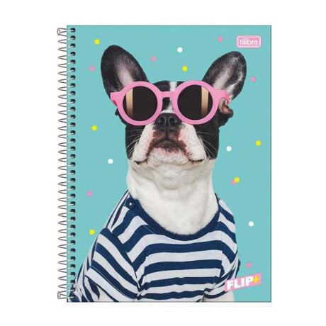 Cuadernola Tilibra Flip+ 96 Hojas Tapa Extra Dura Bull Dog