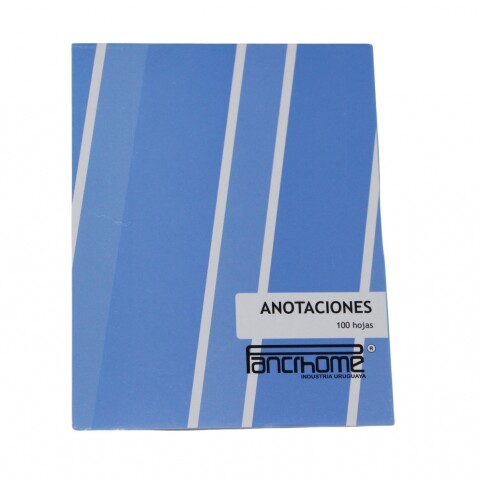 BLOCK ANOTACIONES PANCHROME MODELO 211 TAMAÑO 100 MM X 130 MM BLOCK ANOTACIONES PANCHROME MODELO 211 TAMAÑO 100 MM X 130 MM