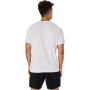 Spiral Logo Graphic Cotton Blend Tee - Hombre Brilliant White