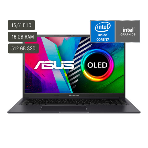 Notebook Asus Vivobook 15,6'' Oled I7 16GB 512GB W11 Notebook Asus Vivobook 15,6'' Oled I7 16GB 512GB W11