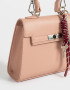 City Cartera City Con Hebilla - Rosa Viejo