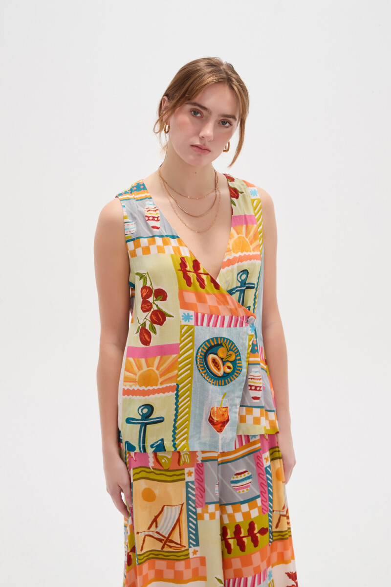 Chaleco Arvon - Estampado 1 