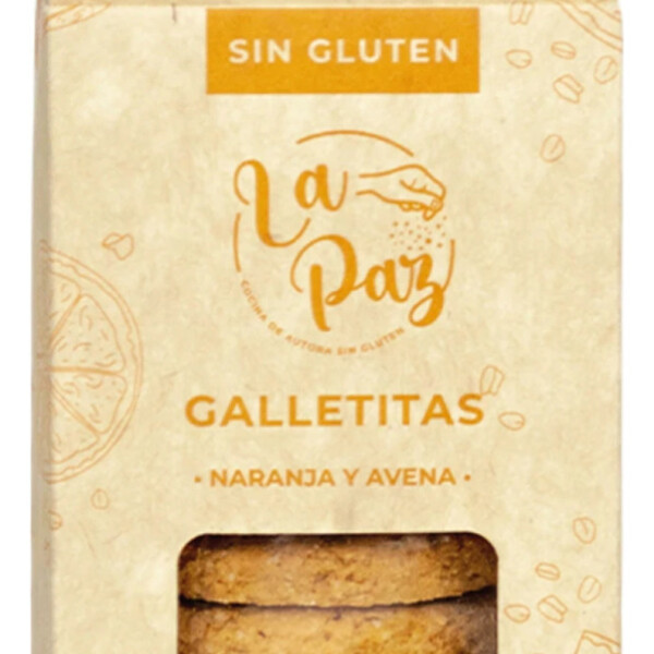 Galletita naranja y avena 150g La Paz sin Gluten Galletita naranja y avena 150g La Paz sin Gluten