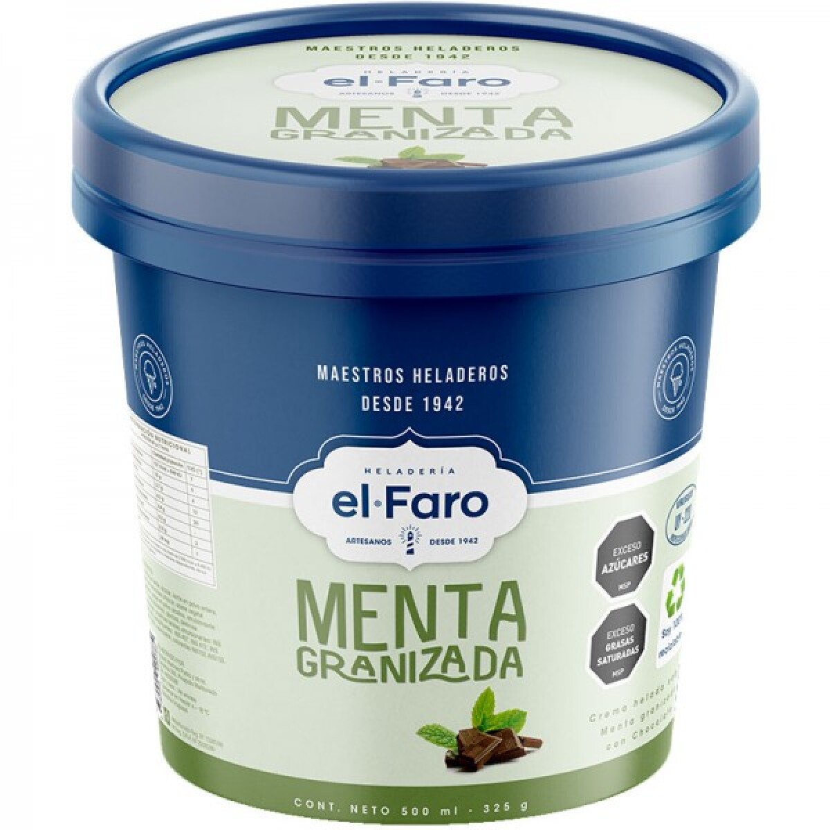 HELADO MENTA GRANIZADA EL FARO 200 ML 