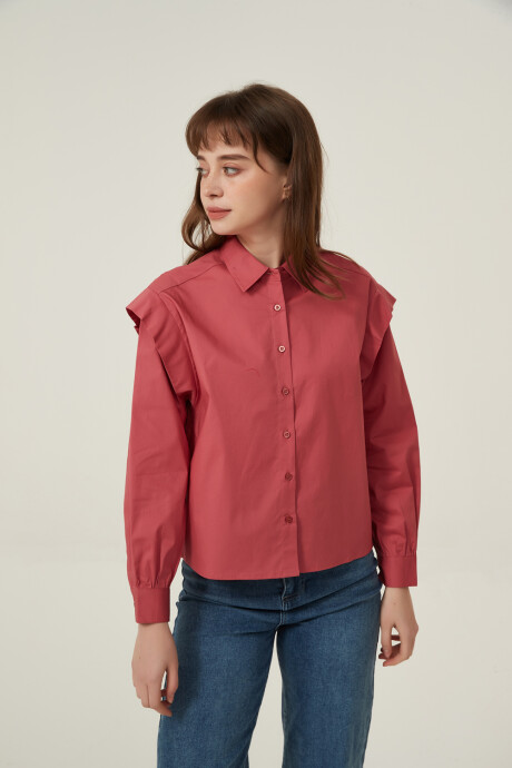 Camisa Sihai Bordeaux Claro