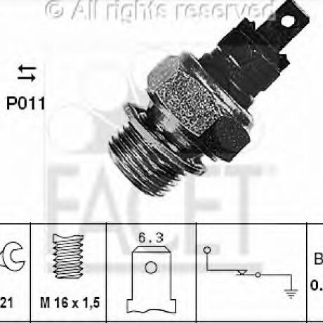 BULBO INTERRUPTOR CITROEN - PEUGEOT ACEITE AX/ZX/C15/106/205 16X1.5 NC - BULBO INTERRUPTOR CITROEN - PEUGEOT ACEITE AX/ZX/C15/106/205 16X1.5 NC -
