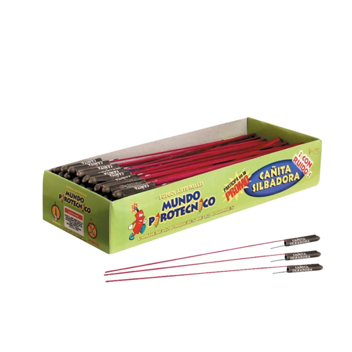 CAÑA SILBADORA DISPLAY 12X12 