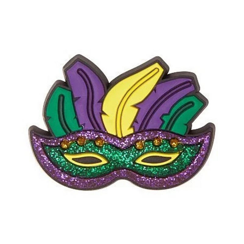 Jibbitz™ Charm Mardi Gras Carnival Masks Multicolor