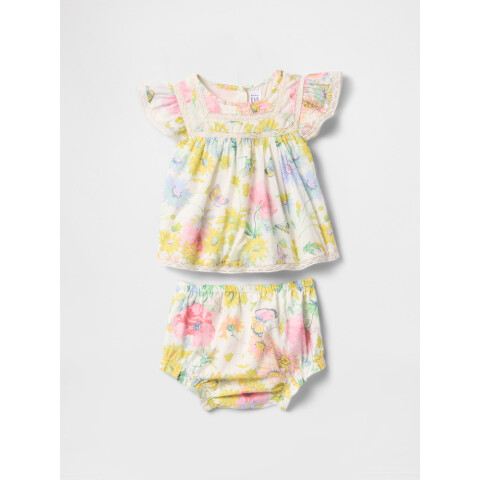 FRCH G 2PC SL FLTR WVN SET SP MULTI FLORAL SP25