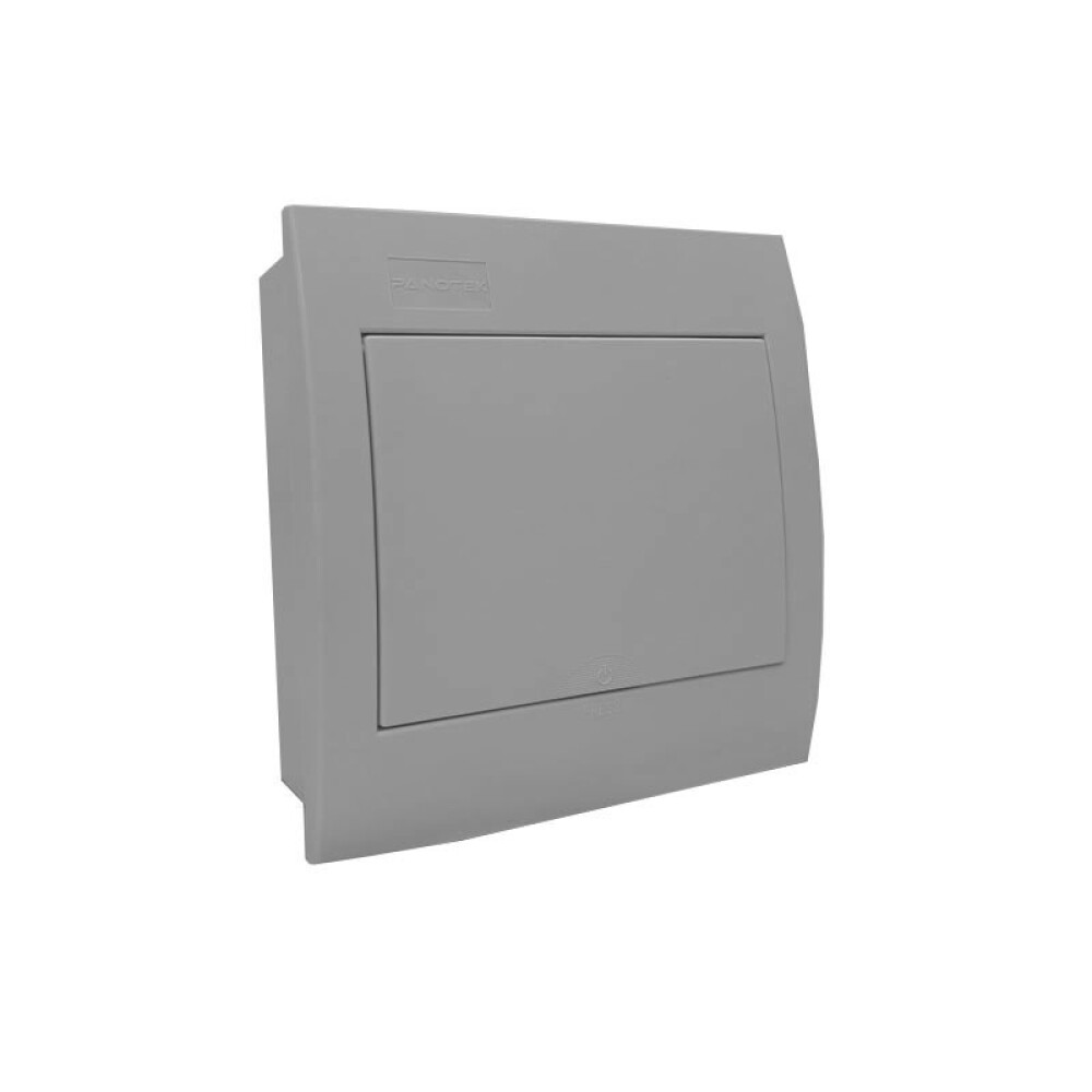 Tablero de embutir 6 módulos con puerta blanca CAJ00048
