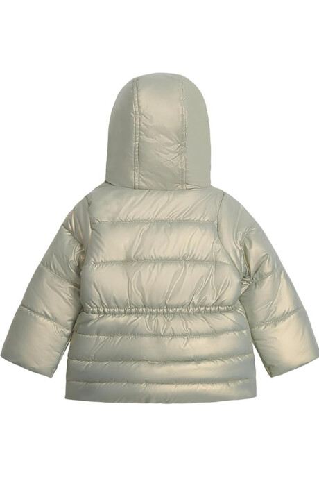 Parka clásica con piel sintética Sin color