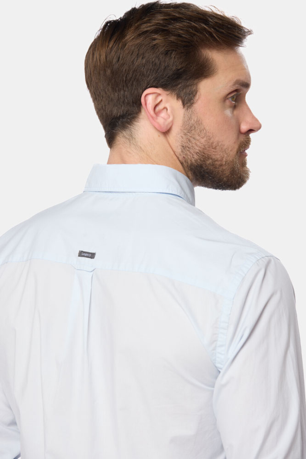 CAMISA LISA Celeste