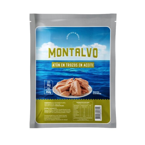 TROZOS DE ATUN EN ACEITE MONTALVO - 1 KG Trozos De Atun En Aceite Montalvo - 1 Kg