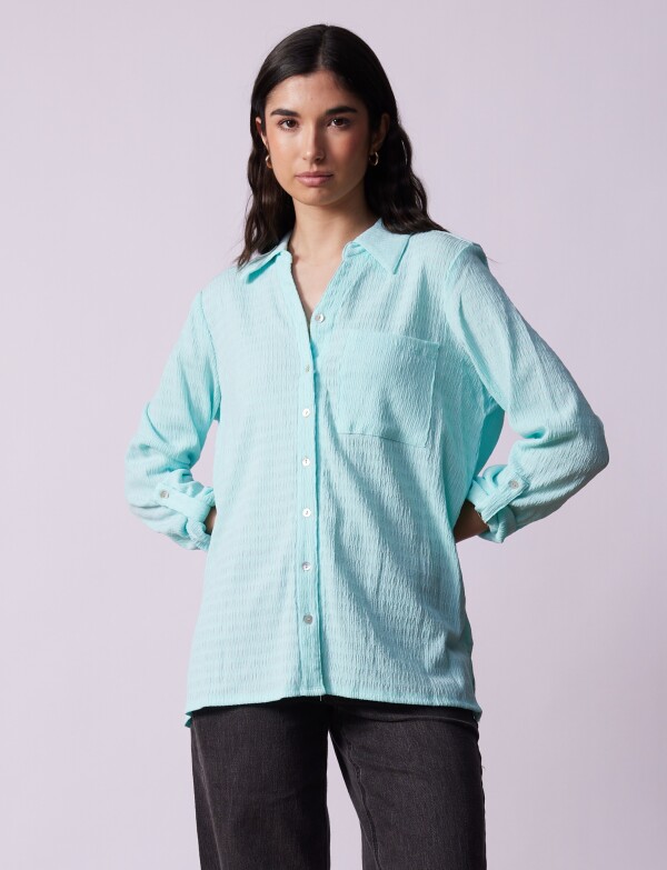 Camisa Solid VERDE AGUA