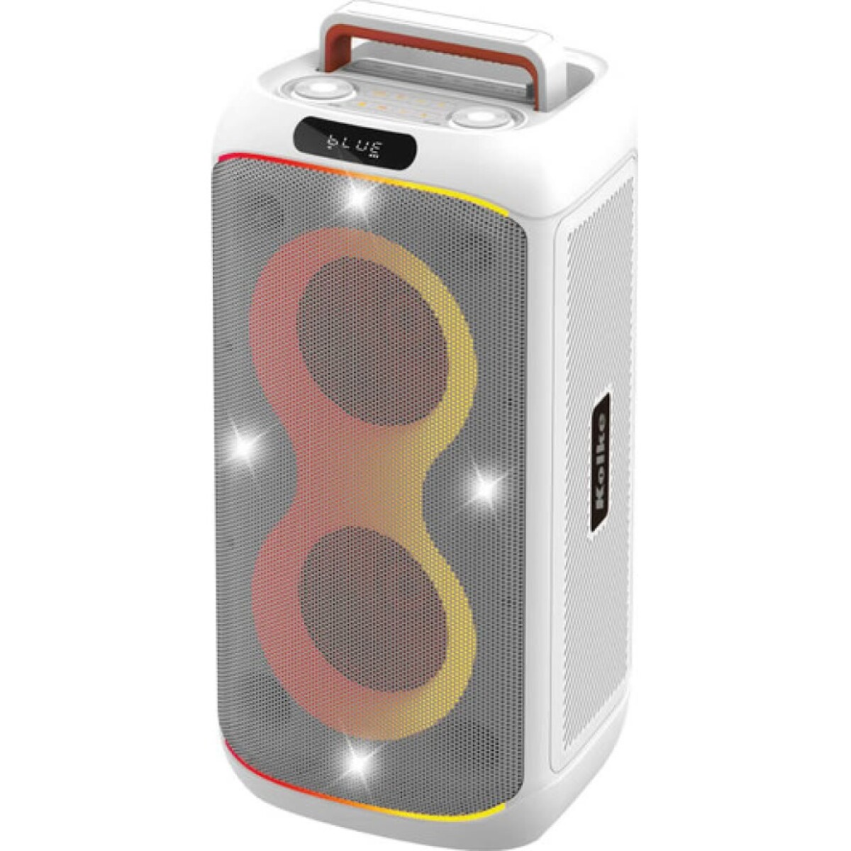 Parlante Kolke White Edition KPB-787+Vaso Albirroja 