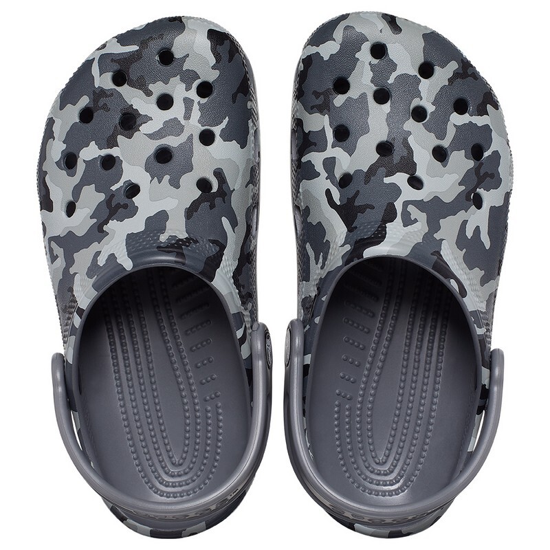 Crocs Classic Camo Kids Negro