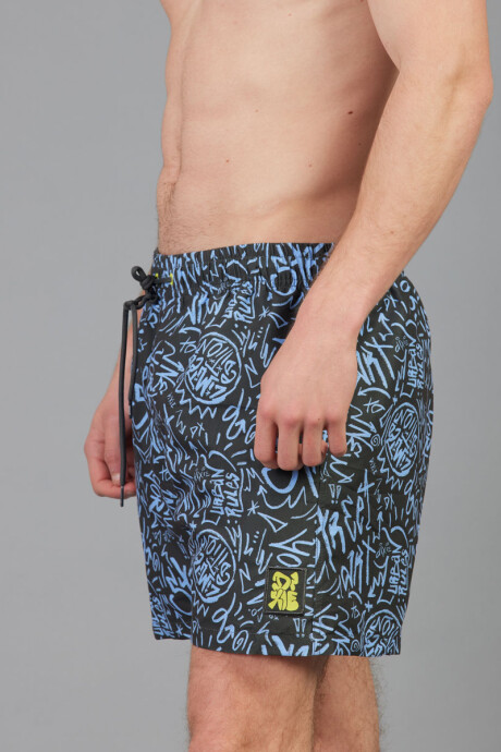 SHORT AKIM DIXIE Gris Oscuro
