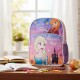 Mochila Disney Escolar 35x26x10 Cm Frozen Para Niñas Uso Escolar Y Diario Frozen