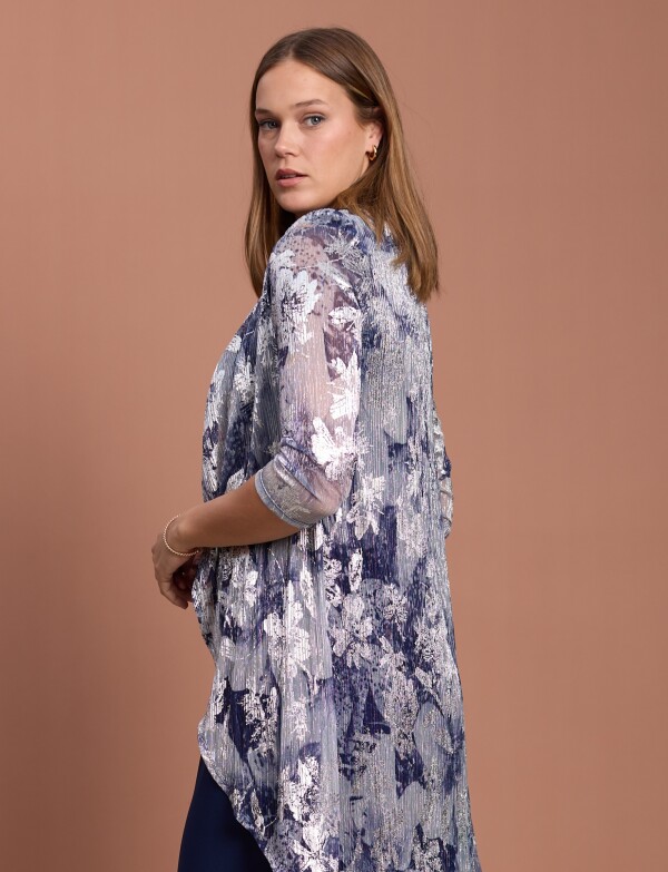 Set Noche 2pcs Vestido AZUL/MULTI