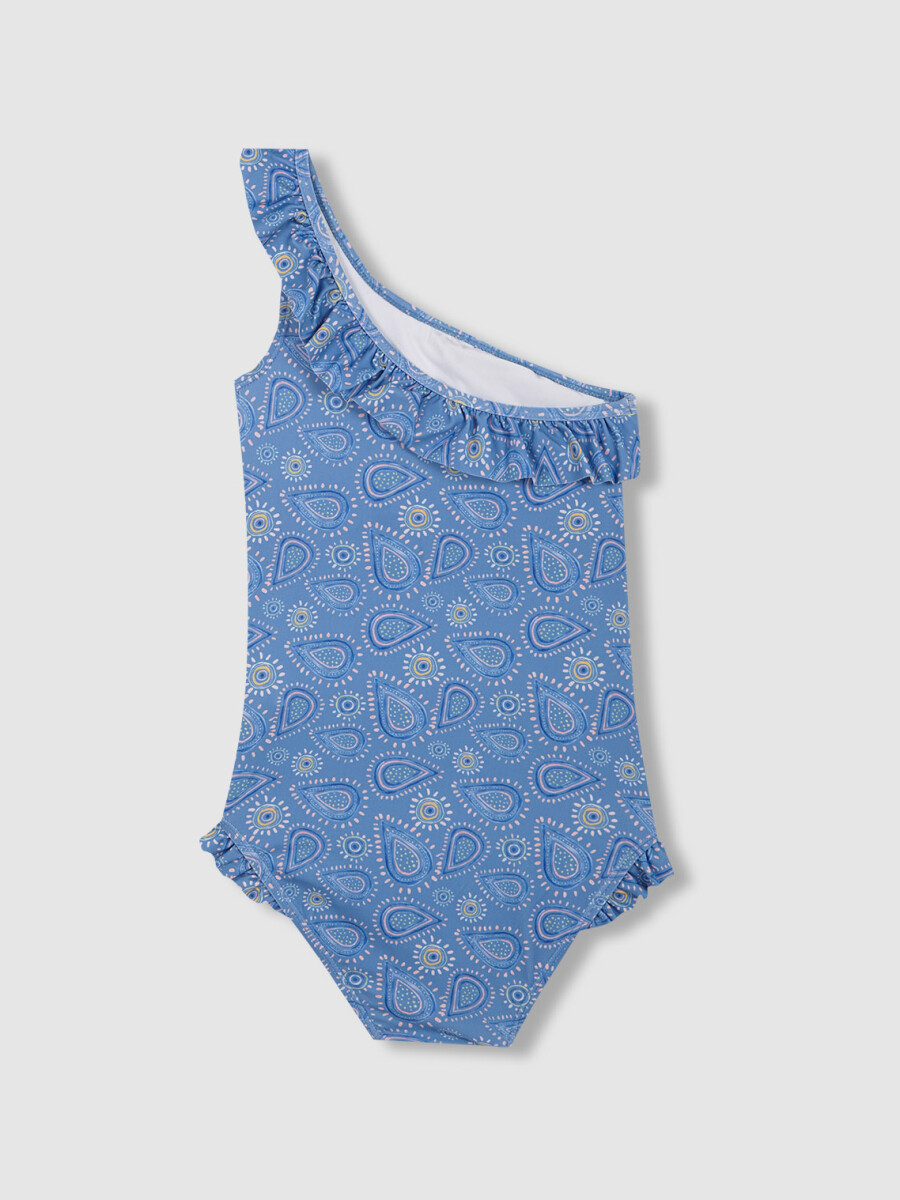 Bañador Estampado Cowboy Azul