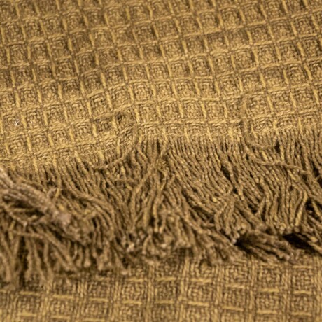 THROW LINO-Y-ALGODON VERDE MANDRA