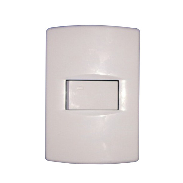 Plaqueta armada 1 int.unipolar blanco blanche Sica SK3420