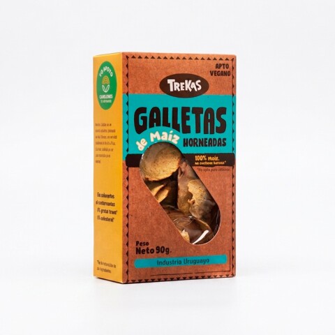 Galletas de Maíz 90 g Trekas Galletas De Maiz Trekas 90g