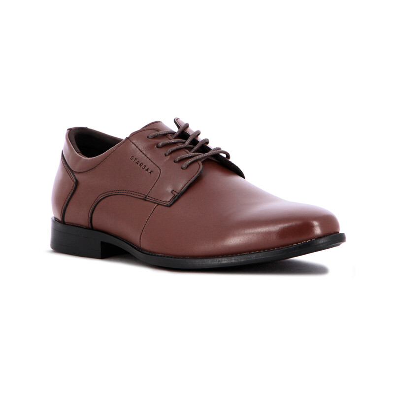Zapato Starsax Hombre Acordonado Marrón Marron