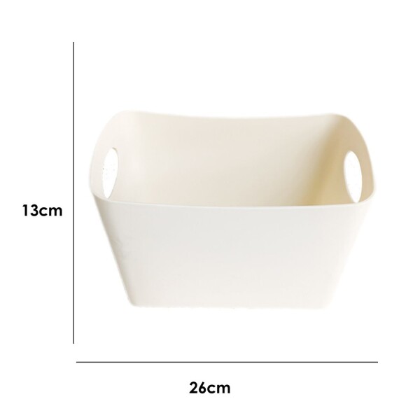 Organizador con asa L blanco