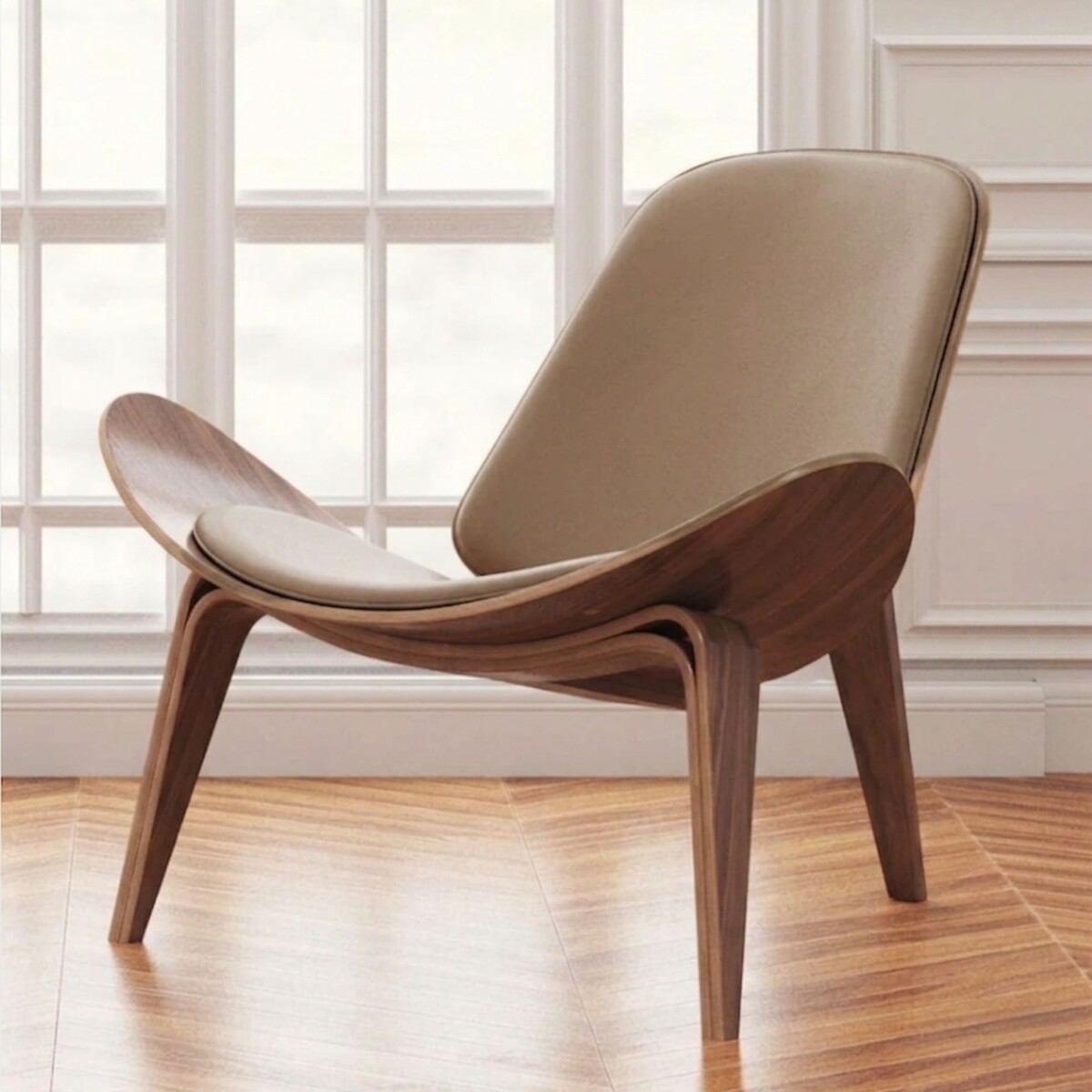 Butaca Shell - Marron 