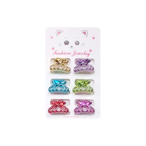 Broches pinzas de colores brillantes 6 pcs Broches Pinzas De Colores Brillantes 6 Pcs
