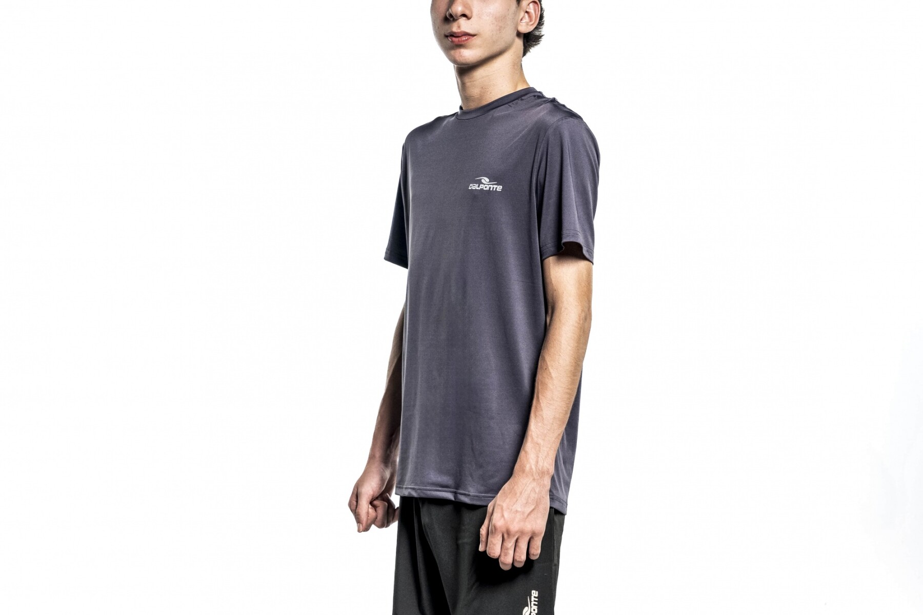 RAPID RUNNING T-SHIRT MEN CAMO BLUE - GRIS OSCURO 