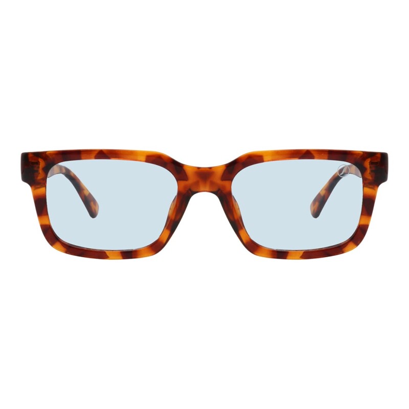 Lentes de Sol Chilli Beans Bristol Animal Print - Azul
