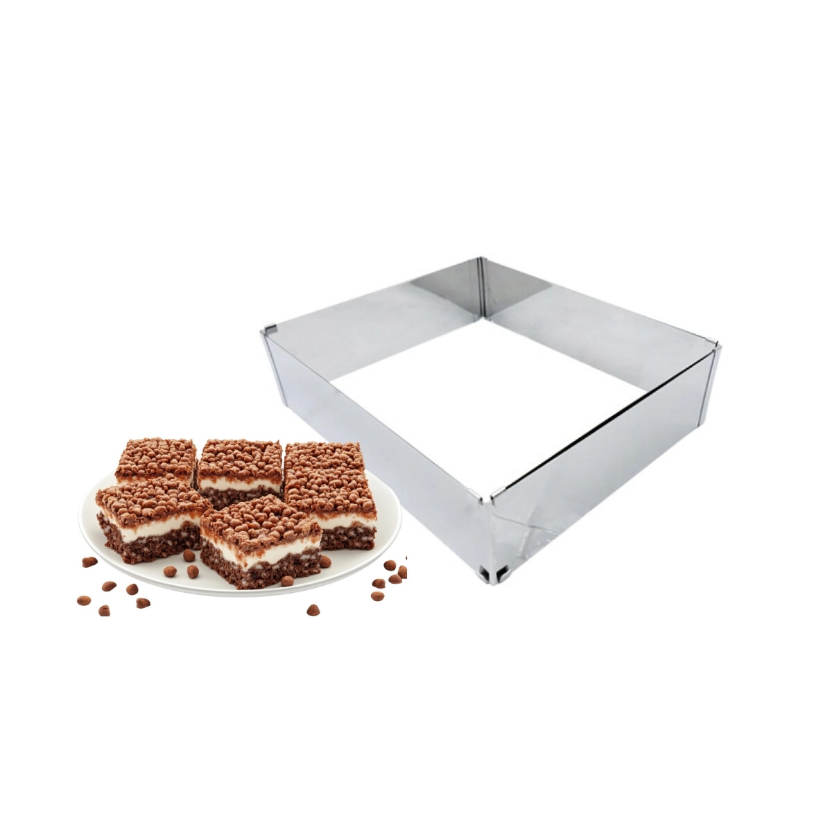 Molde Extensible Rectangular 20 x 24 a 38 x 46 cm 