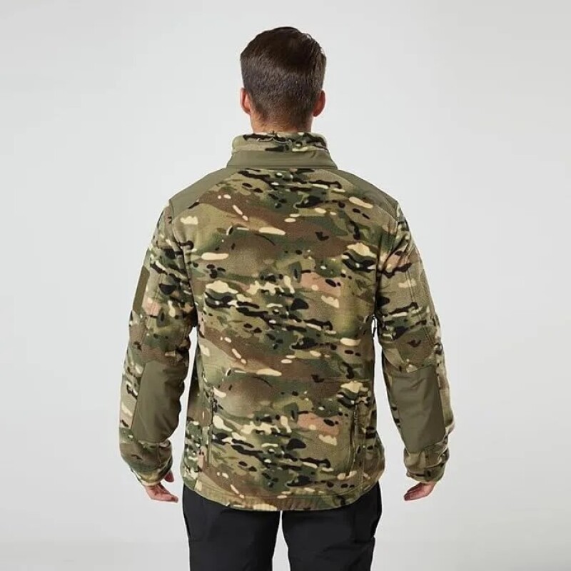 Campera Polar Táctica Camuflada
