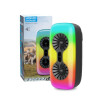 Parlante portátil bluetooth KTX-1476 2x4" luces led flama Parlante portátil bluetooth KTX-1476 2x4" luces led flama