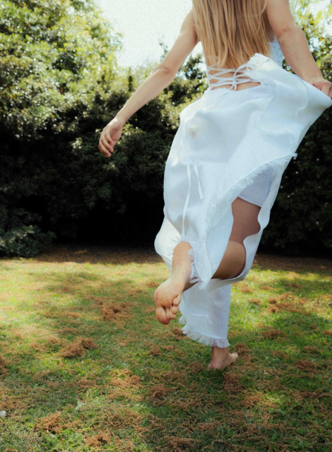 Smock Dress blanco m