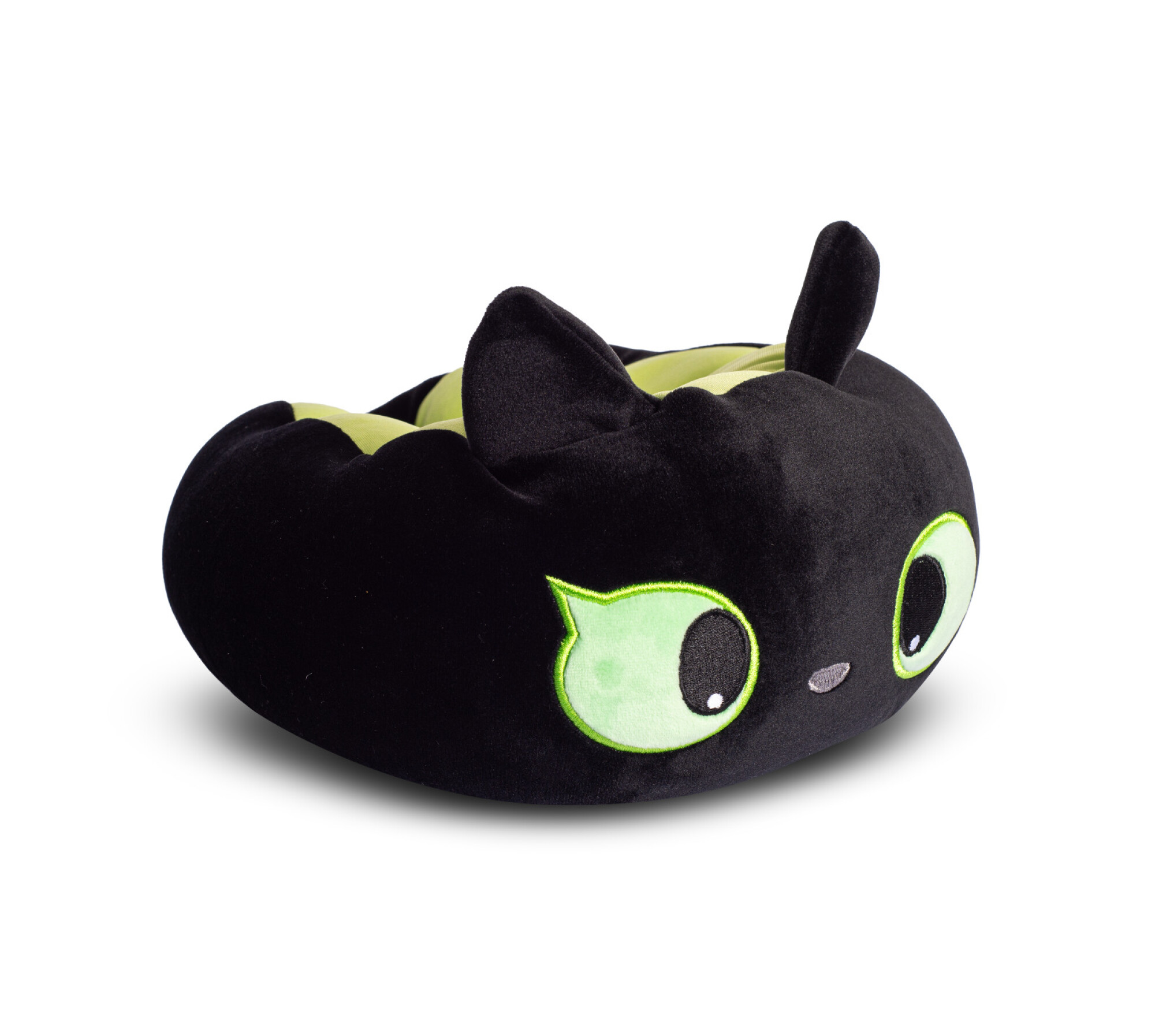 Almohada De Viaje brio Infantil Cuello Microesferas dragon Verde fluor Lasa