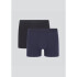 CUECA BOXER MASC AZUL/PRETO