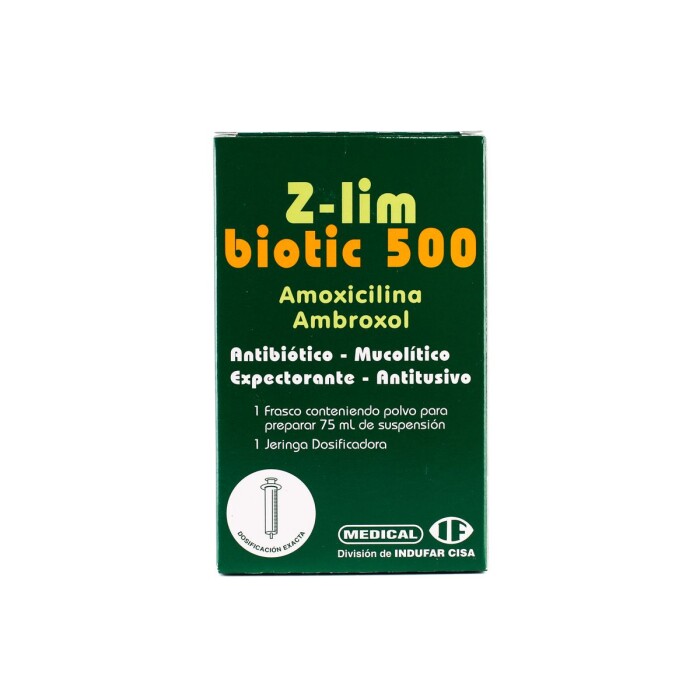 Z-LIM BIOTIC 500 MG SUSP. FRASCO X 75 ML única