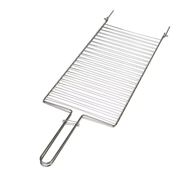 REJILLA DOBLE PARA PARRILLA 81,5X27 CM PLATA