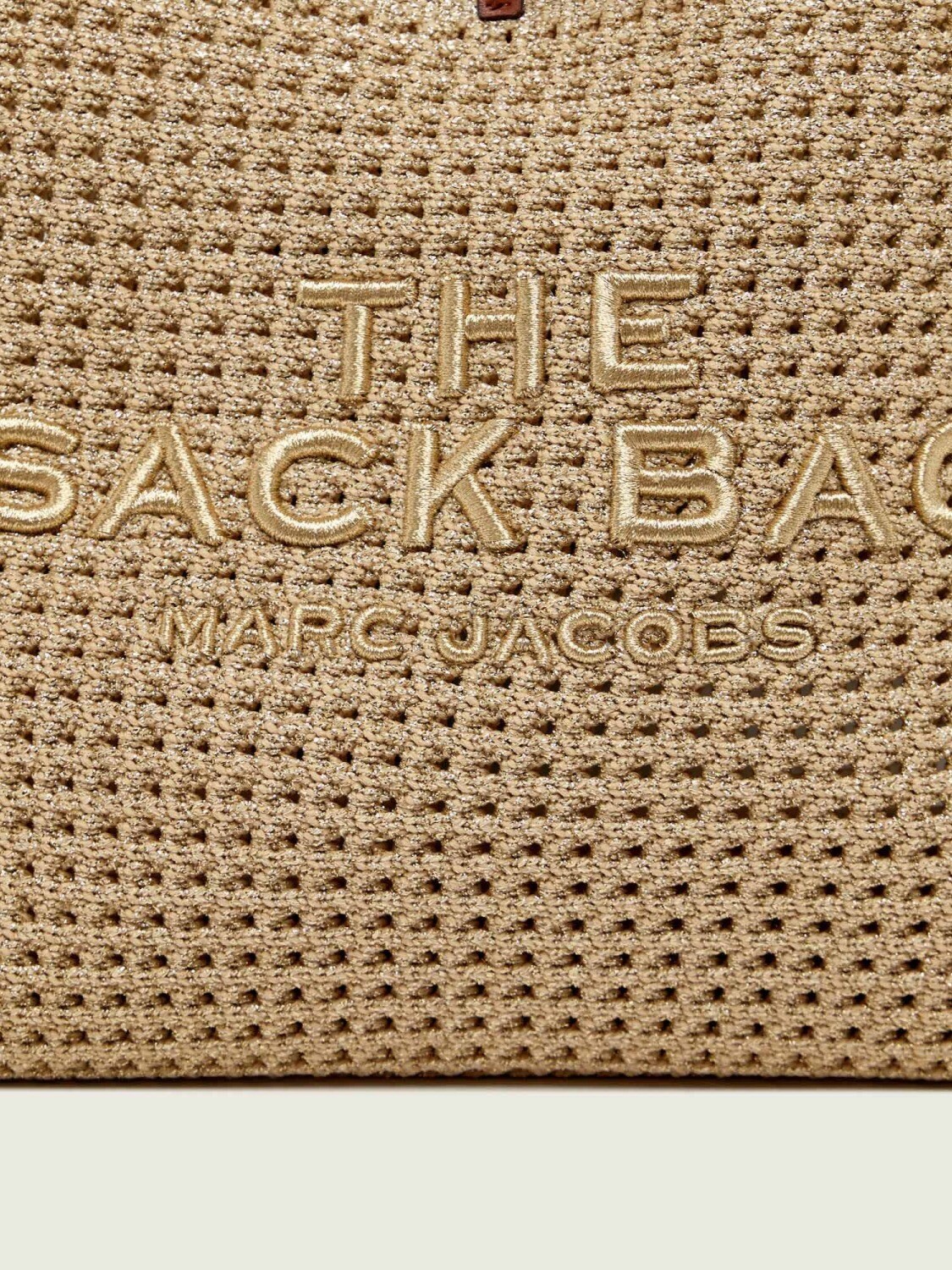 MARC JACOBS - THE LUREX CROCHET SACK BAG Azul