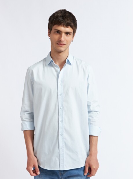 CAMISA NIAS CELESTE