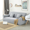 Funda Sillón 1 Cuerpo Lisa gris claro