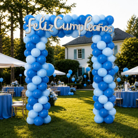 Set de Arco de Globos Celeste